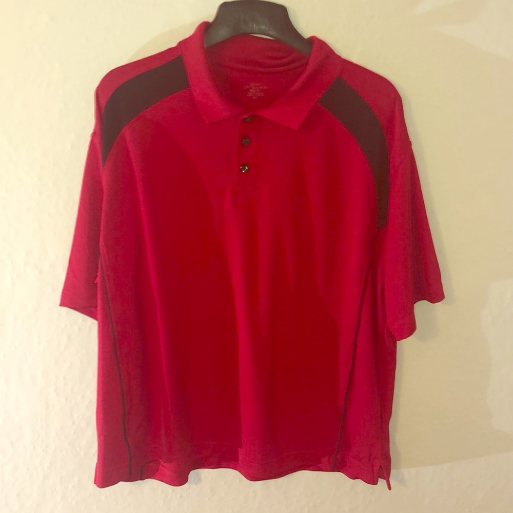 Red and Black Dockers Polo